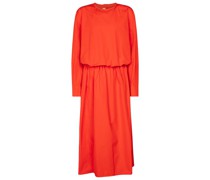 Midikleid aus Baumwollpopeline