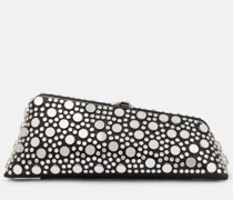 Verzierte Clutch Long Night Small aus Leder