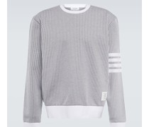 Sweatshirt 4-Bar aus Seersucker