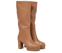 Aquazzura Stiefel Beau Soleil 60 aus Leder