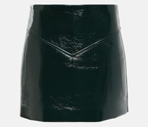 Proenza Schouler White Label Mid-Rise-Minirock aus Lederimitat
