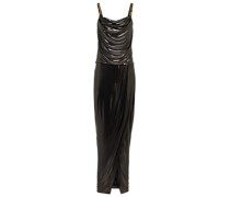 Balmain Maxikleid aus Lame