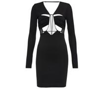 Minikleid aus Jersey mit Cut-outs
