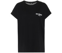 Balmain Bedrucktes T-Shirt aus Baumwolle