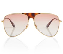 Tom Ford Aviator-Sonnenbrille Ethan