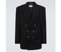 Saint Laurent Doppelreihiger Blazer aus Kamelhaar