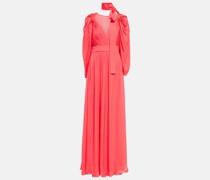 Robe aus Seidenchiffon