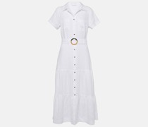 Hemdblusenkleid Mitsio Island aus Leinen