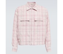 Blouson aus Leinen und Seide