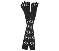 Simone Rocha Verzierte Handschuhe aus Strick