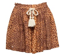 Shorts Bijou mit Leopardenmuster