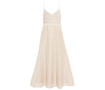 Midikleid Bernini aus Leinen und Seide
