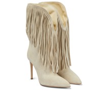 Paris Texas Stiefel aus Veloursleder