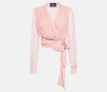 Bluse aus Seide