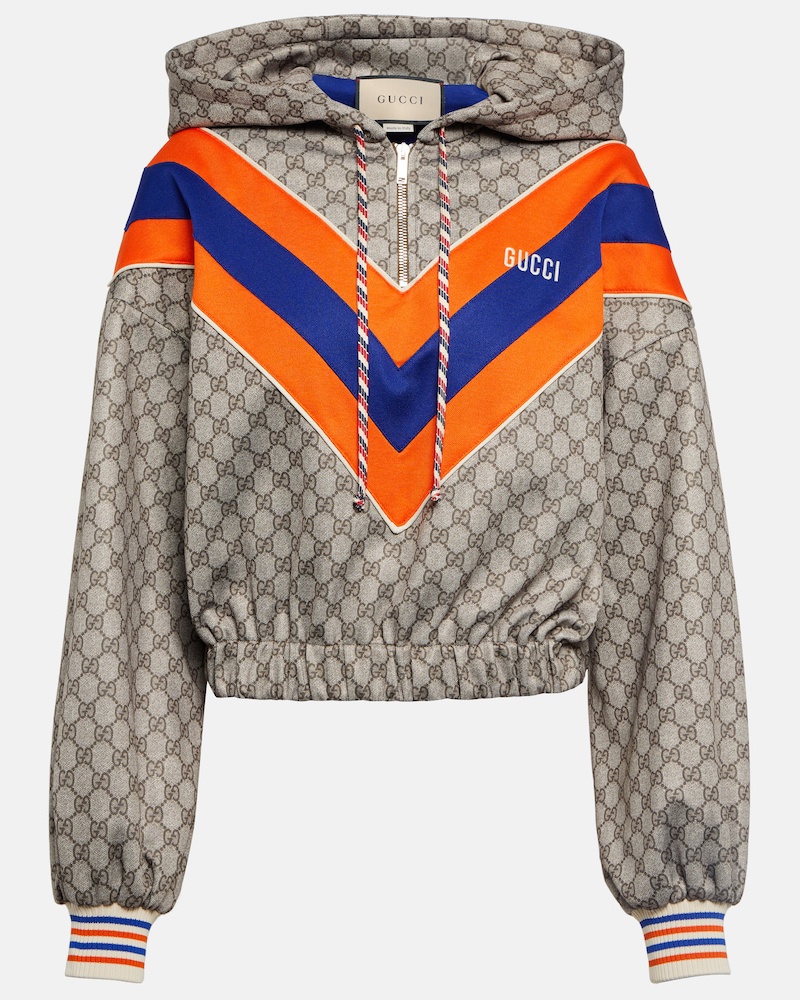 Gucci Damen Gucci Cropped-Hoodie IY5985 Gucci Damen Gucci Cropped-Hoodie IY5985