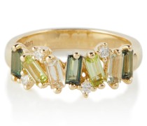 Suzanne Kalan Ring Amalfi aus 14kt Gelbgold mit Edelsteinen