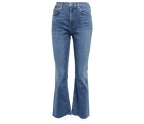 High-Rise Cropped Jeans Isola
