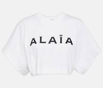 Alaia Cropped-Top aus Baumwolle
