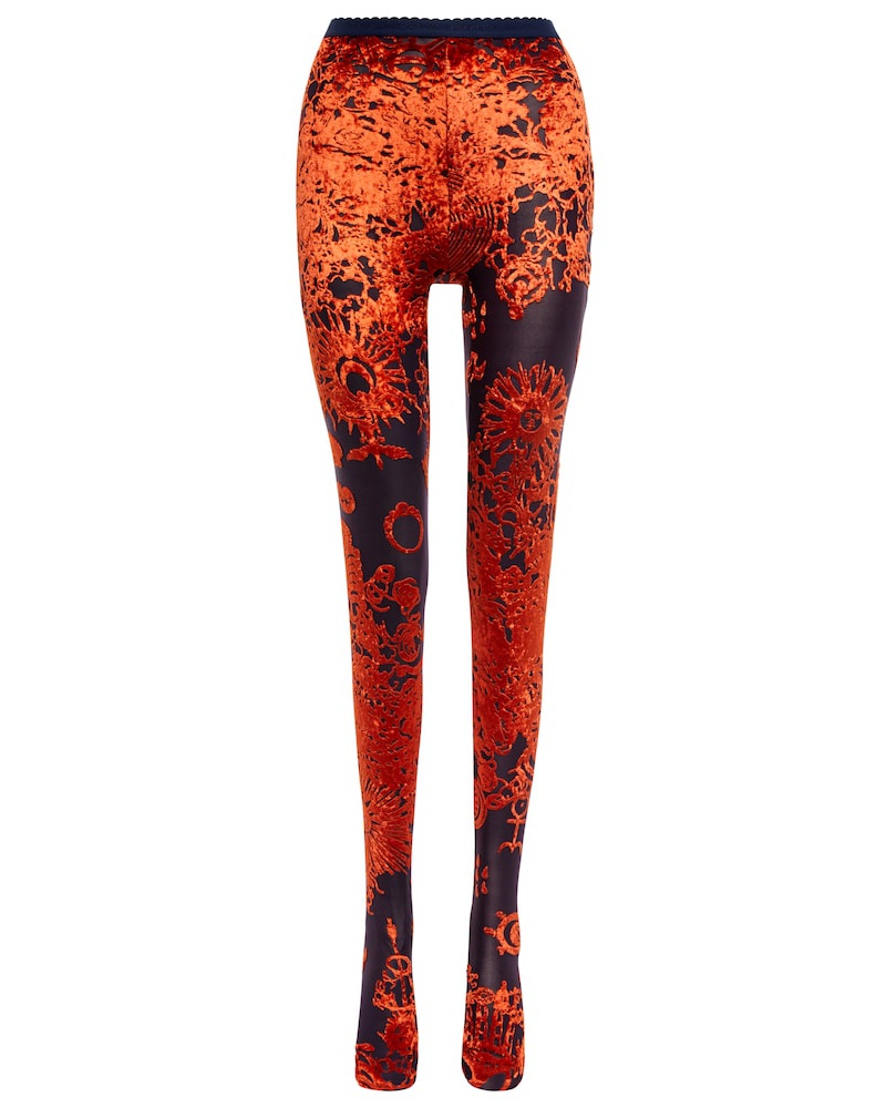 Marine Serre Damen Marine Serre Leggings