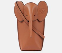 Schultertasche Elephant Pocket aus Leder