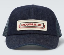 Baseballcap aus Mesh und Denim