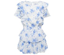 Florales Minikleid Natasha aus Baumwolle