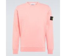 Stone Island Sweatshirt aus Baumwoll-Fleece