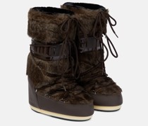 Schneestiefel Icon mit Faux Fur