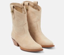 Etro Ankle Boots aus Veloursleder
