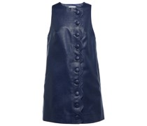 Minikleid Scallop aus einem Baumwollgemisch