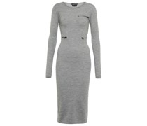 Tom Ford Midikleid aus einem Wollgemisch
