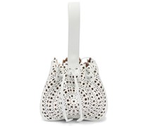 Alaia Clutch Rose Marie Mini Vienne aus Leder