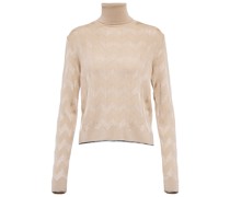 Missoni Rollkragenpullover mit Zickzackmuster