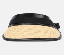Visor mit Leder