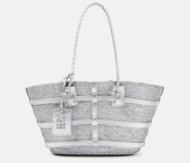 Altuzarra Tote Watermill Small aus Raffiabast