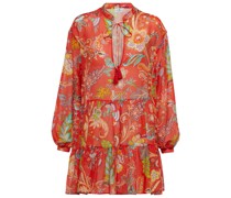 Etro Minikleid aus Baumwolle und Seide