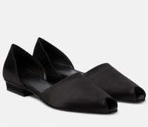 Toteme Ballerinas The Peep-Toe aus Satin