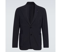 Blazer aus Gabardine