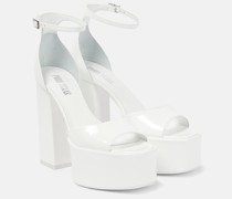 Paris Texas Plateausandalen Tatiana aus Lackleder