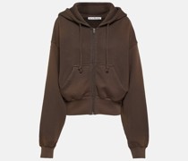 Hoodie aus Baumwoll-Fleece