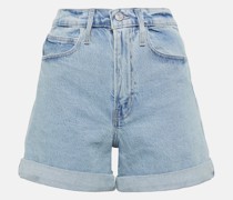 Frame High-Rise Jeansshorts