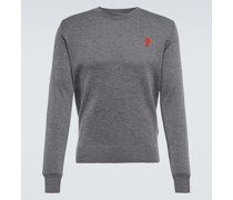 Ami Paris Pullover Ami de Cour aus Wolle