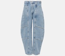 High-Rise Barrel Jeans Mara