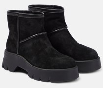 Ankle Boots aus Veloursleder
