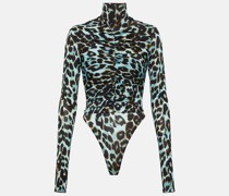 Alex Perry Bedruckter Body aus Jersey