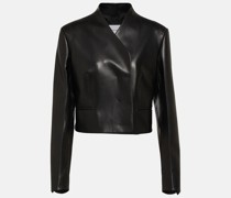 Cropped-Lederjacke
