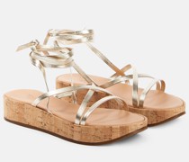 Sandalen Morfi aus Kork und Leder