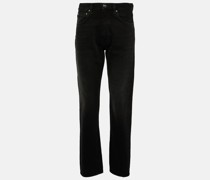 Mid-Rise Cropped Jeans