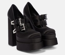 Plateau-Pumps Medusa Aevitas aus Satin