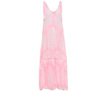 Bedrucktes Midikleid aus Baumwolle
